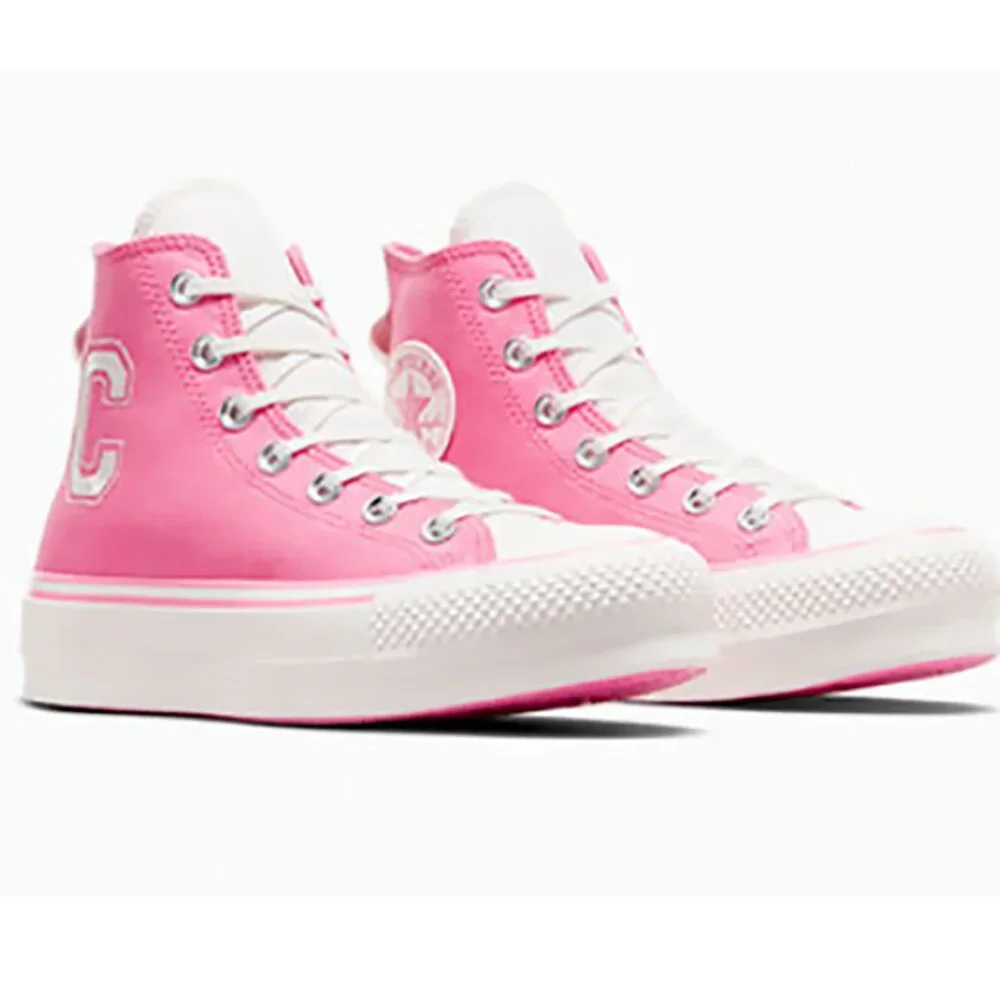 CONVERSE Lift Platform Retro Varsity Women's Chuck Taylor All Star Sneaker, 8.5 - Picture 3 of 13